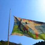 龍河洞・べふ峡温泉にフラフがあがりました